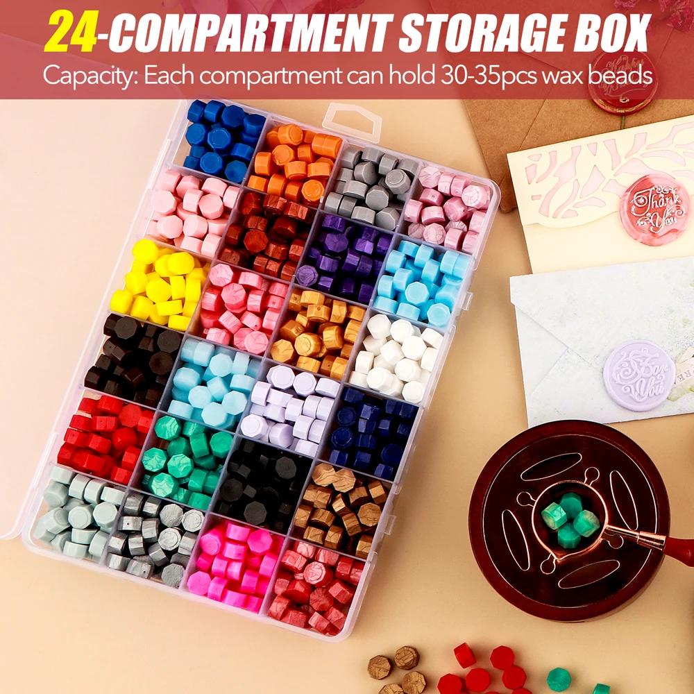DIY-ワックスシールセット,クラシックなレトロな漆塗りのス - Wax Seal Stamp Set のレビューと価格