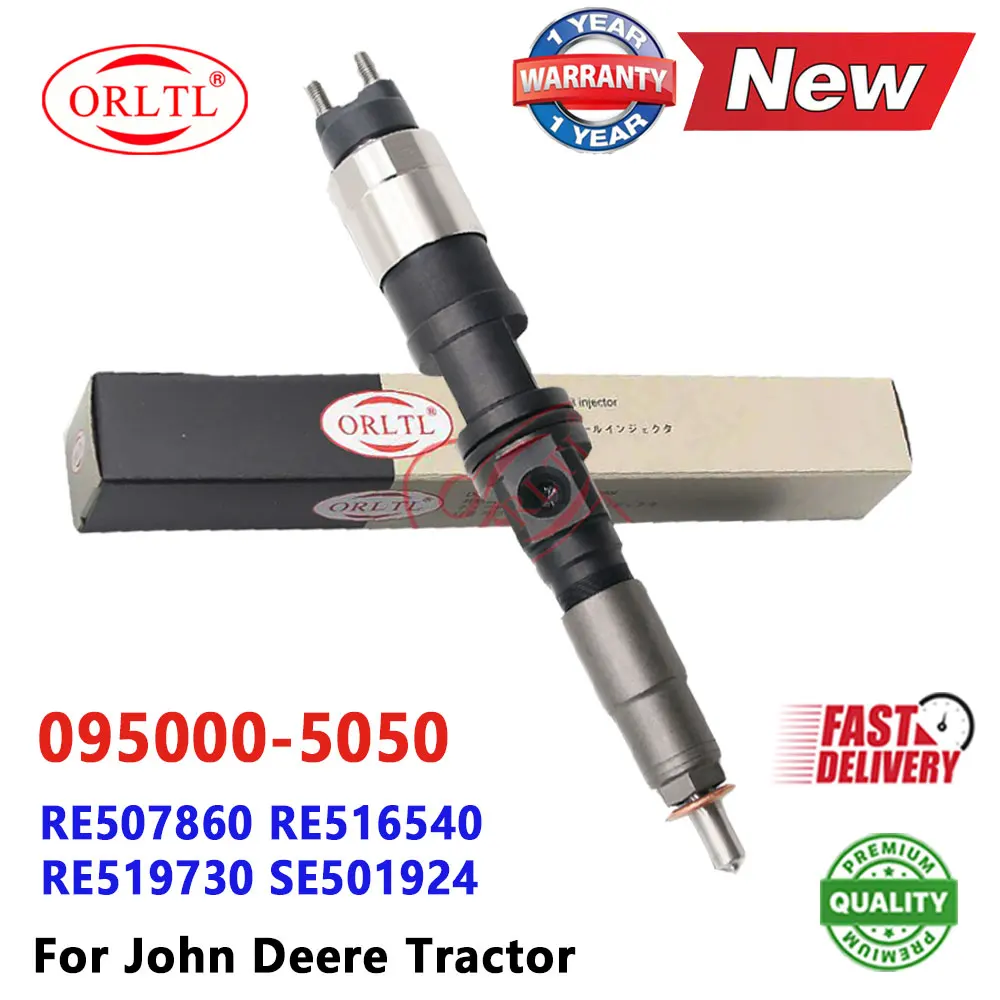 095000-5050 Diesel Injector Nozzle 0950005050 RE507860 RE516540 RE519730 SE501924 For John Deere Tractor 6045 S350 095000 5050