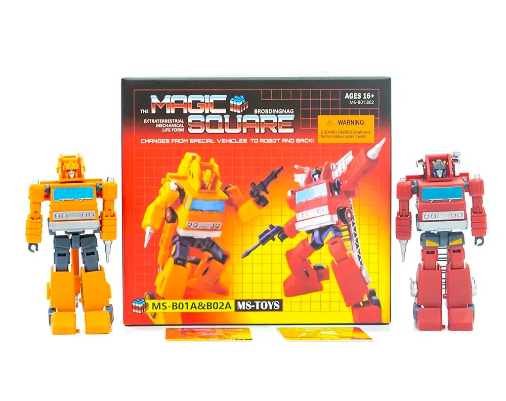 Trasformazione Robot MS giocattoli MS-B01A MS-B02A Architetto Grapple Inferno Magic Square Action Figure