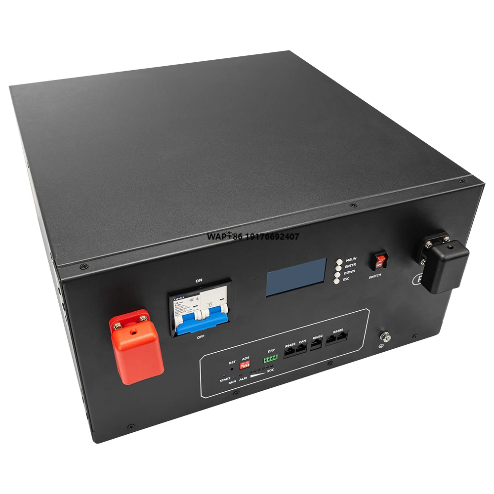 

5KWh Battery 48V 51.2V 100Ah Server Rack Mounted Li-ion Lithium Iron Phosphate Battery Solar System