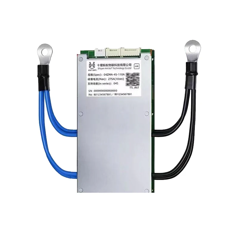 ANT BMS Smart 4S 60-400A BMS مع BT/APP Li-Ion LiFePO4 PCB دائرة التوازن للدراجة الإلكترونية DIY أداة الطاقة النظام الشمسي (المنفذ المشترك)