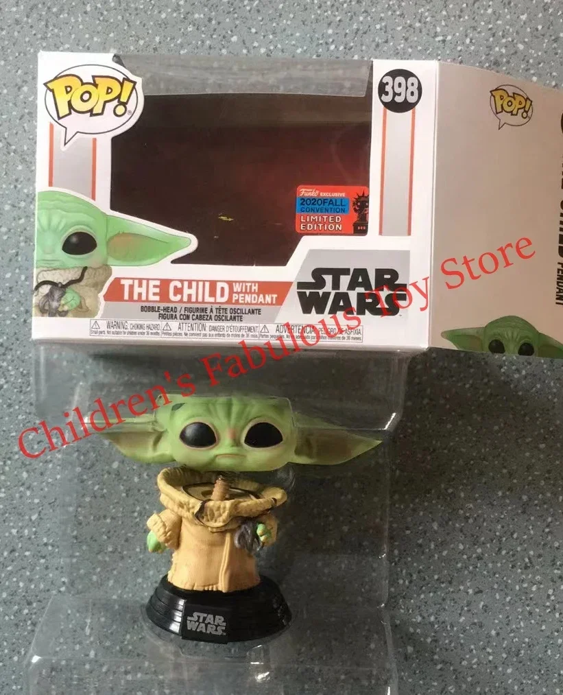 FUNKO POP NEWest Yoda Baby THE CHILD #370 The Child with Pendant 398# Vinyl Figure Dolls Bobble-Head Toys Action Figures Toys