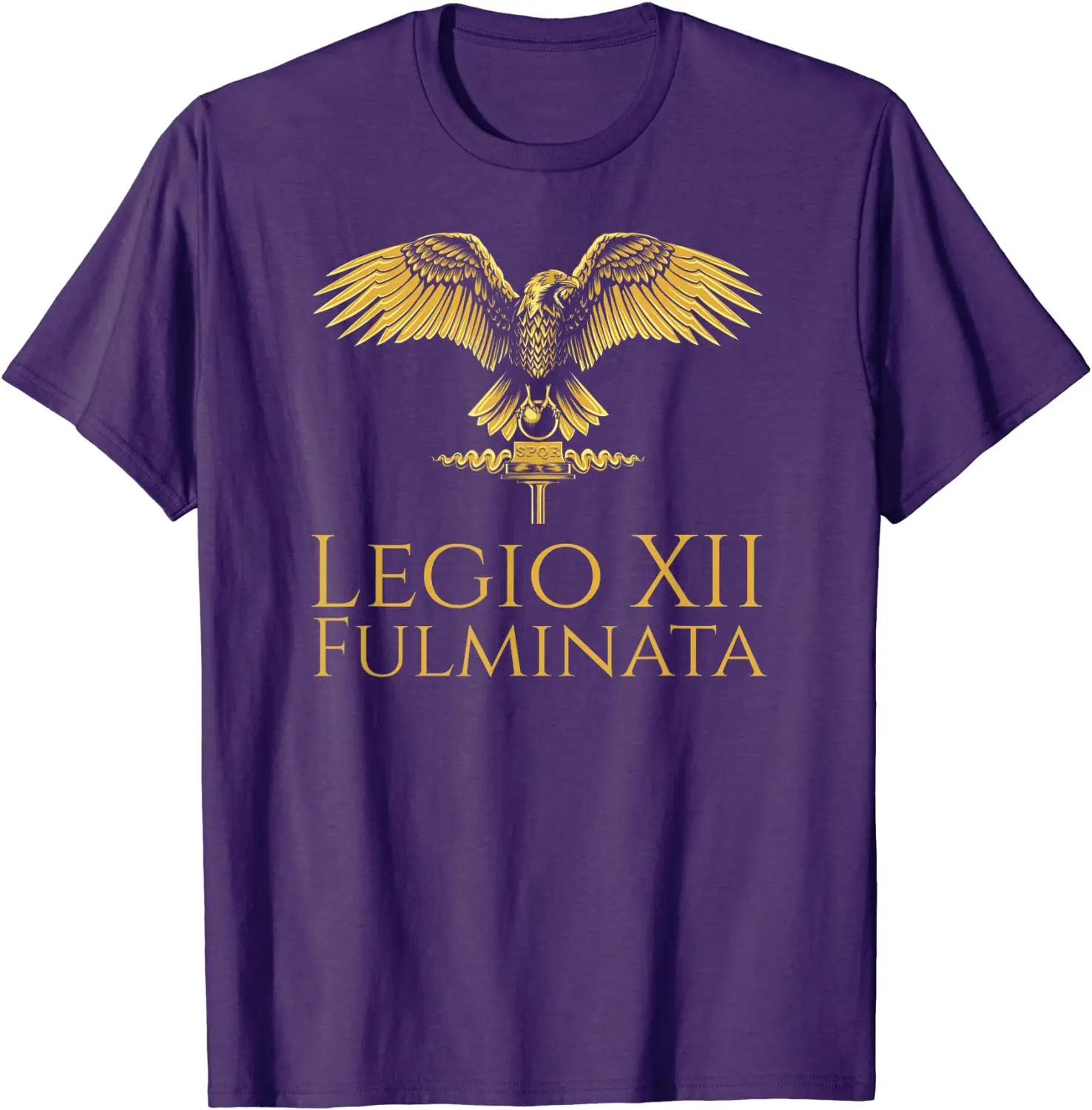 Ancient Roman Legion  Legio XII Fulminata SPQR Men T-Shirt Short Sleeve Casual 100% Cotton O-Neck Summer Tees