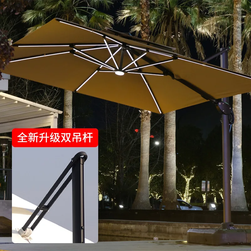 

Outdoor Parasol Courtyard Villa Roman Outdoor Stand Umbrella Large Sun Umbrella Cafe Outdoor Courtyard