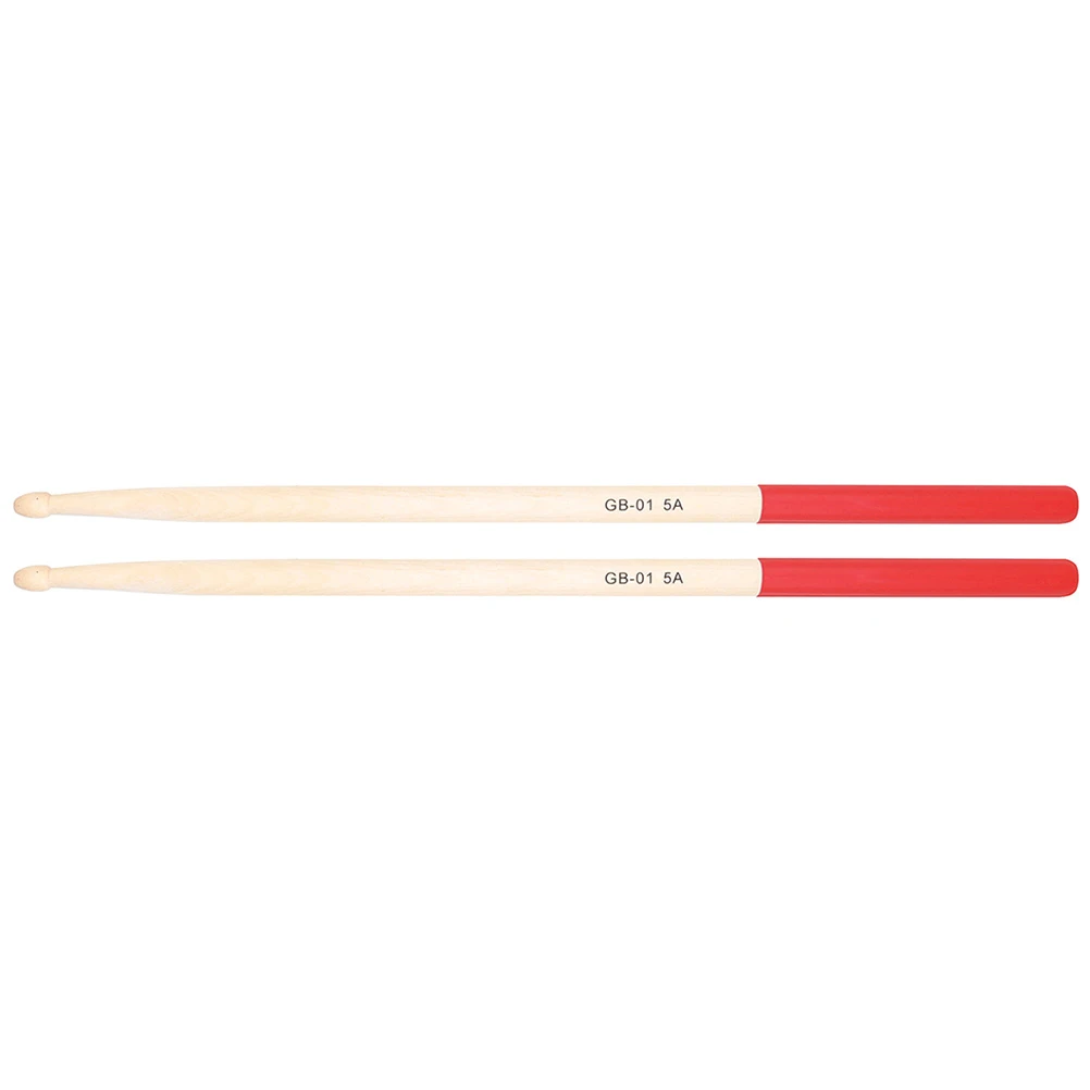 

Drumsticks NonSlip Grip Jazz Hammers Kids Adult Practice Wooden Sticks Lightweight Drumming Accessories