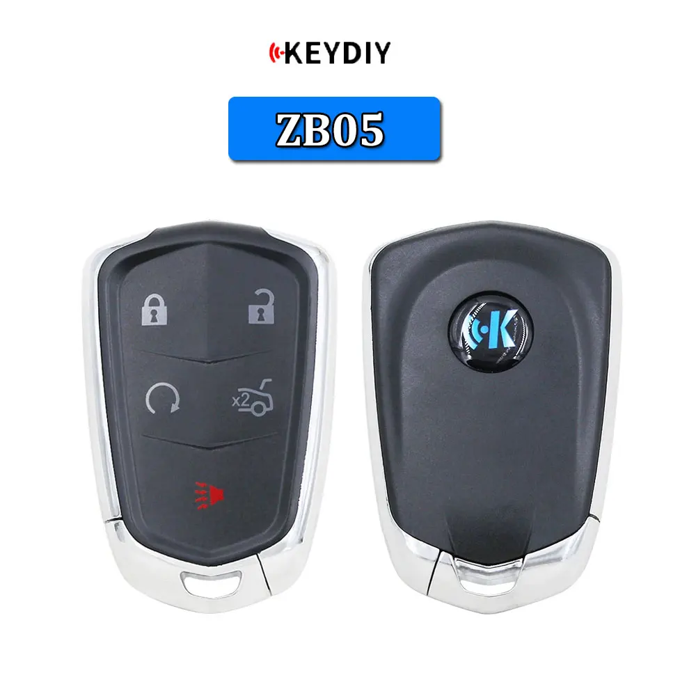 

KEYDIY ZB05 Универсальный KD Smart Key 5 кнопок ZB серии ZB05 для KD-X2 Замена автомобильного дистанционного ключа Подходит для более 2000 моделей