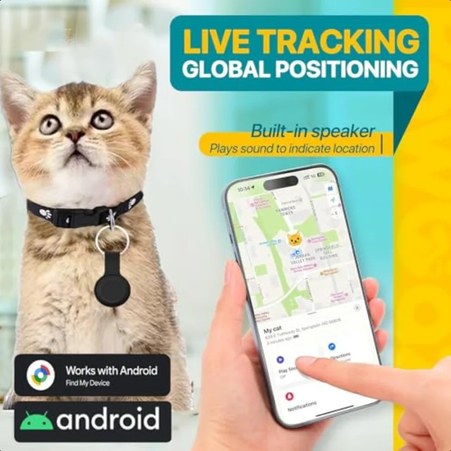 2 Pack GPS Tracker for VehiclesTracker Device for Vehicles Car Tracker Device Only Android No Monthly Fee Waterproof Works with