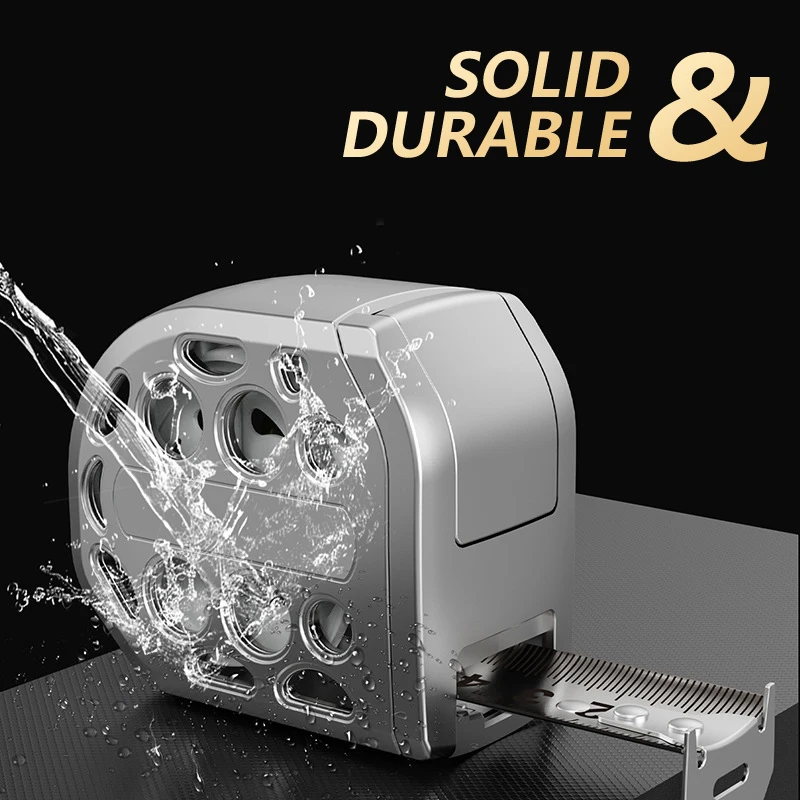 شريط قياس مجوف مغناطيسي ممتاز قابل للسحب للنجارين الكهربائيين - هدية أداة مضادة للتآكل من الفولاذ المقاوم للصدأ #4