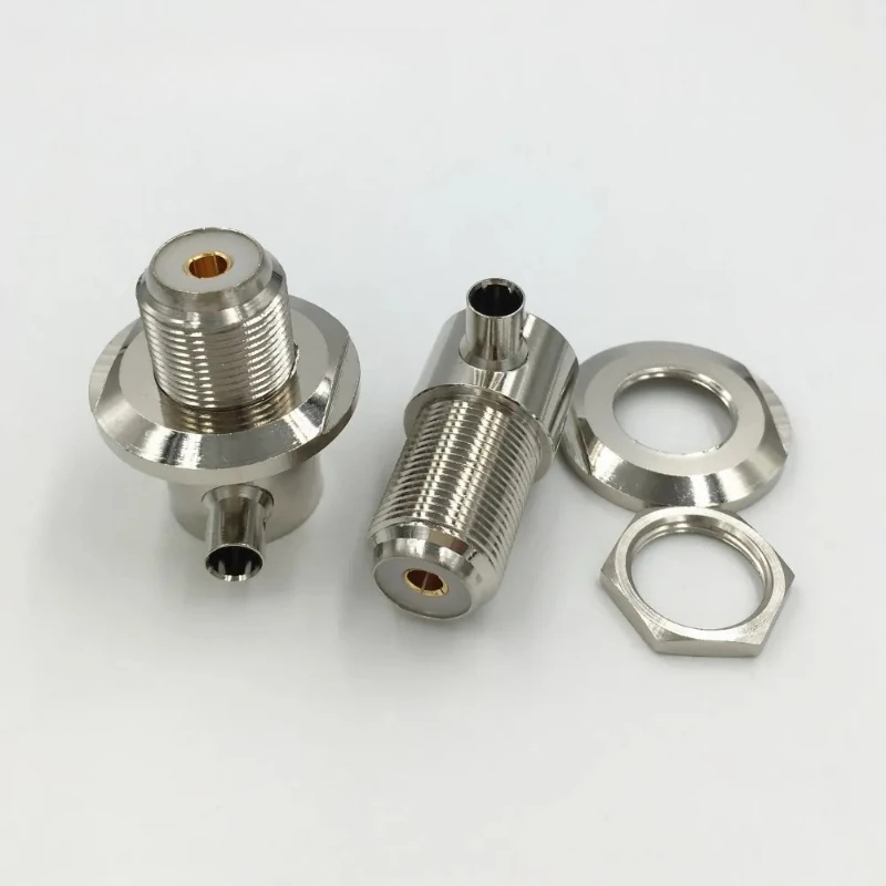 

10Pcs Right Angle UHF Female Crimp RF Coxial Connector SO239 Crimp for RG58 RG142 LMR195 Coaxial Cable