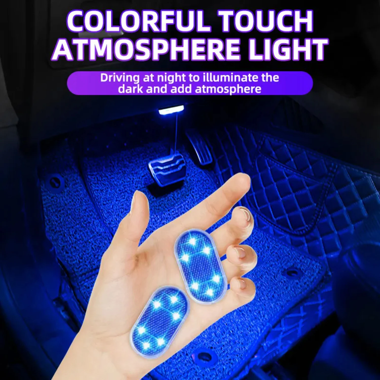 

Bright and Cozy USB Car Interior Charging Light with Powerful Roof Magnets for Maximum Indoor Car Lighting - Enhance Your Nightt