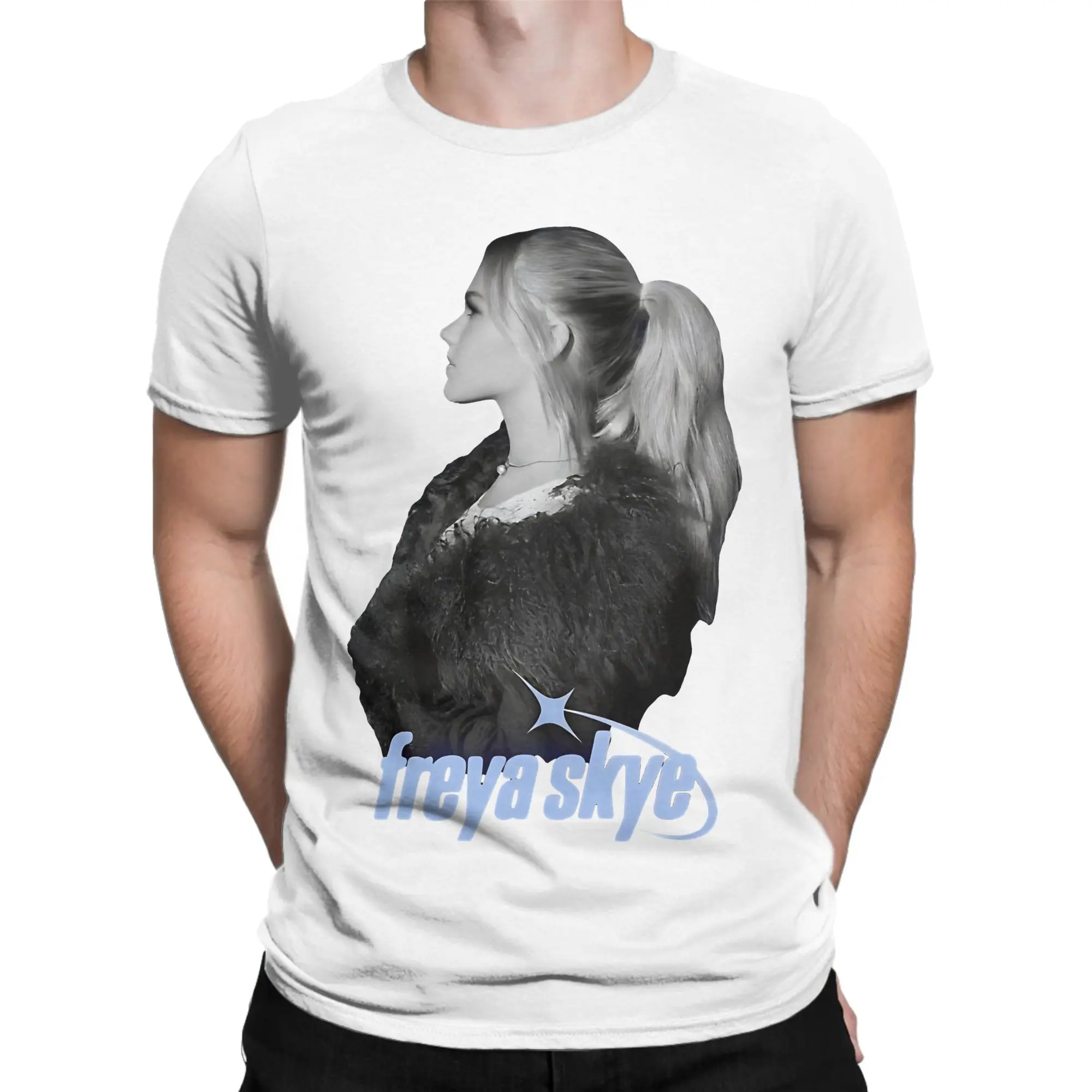 Vintage Freya Skye   T-Shirts for Men Women Pure Cotton T Shirts Stars Align Tour 2026  Short Sleeve Tees Graphic Clothing