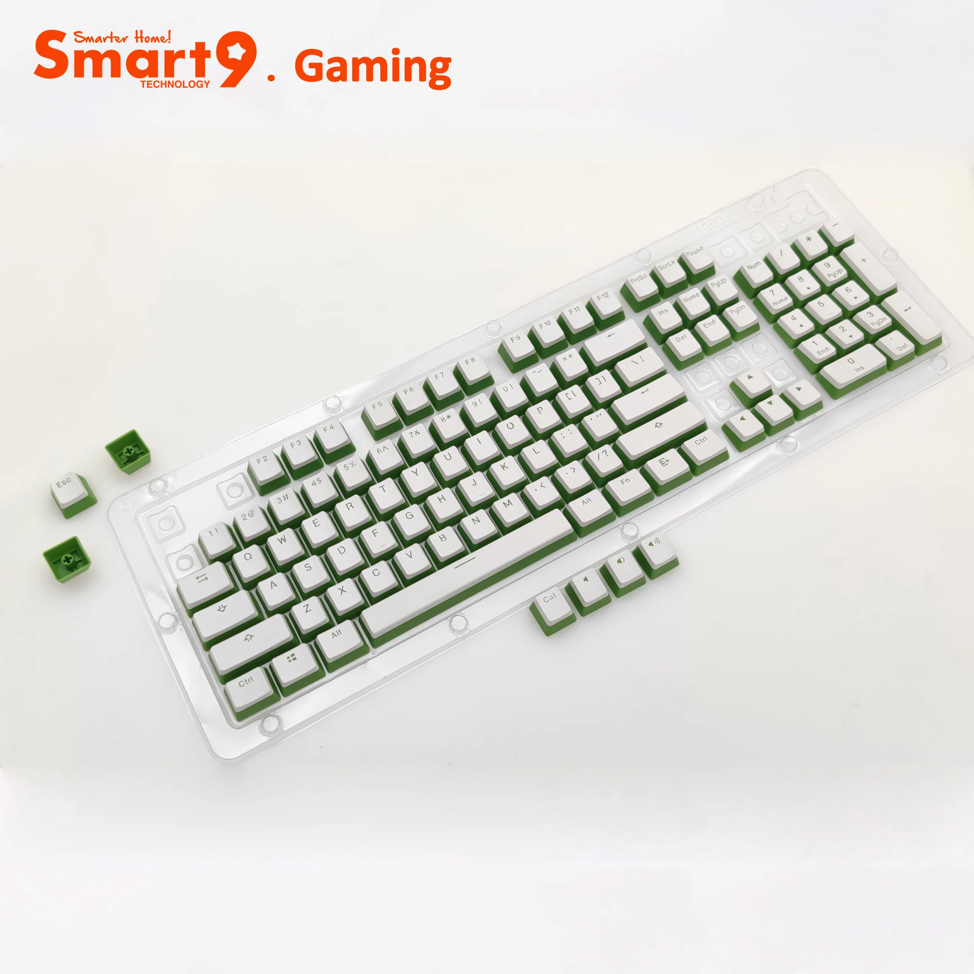 Smart9 PBT Pudding Keycaps OEM Profile RGB Backlit Through For Cherry MX Switch Gaming Mechanical Keyboard