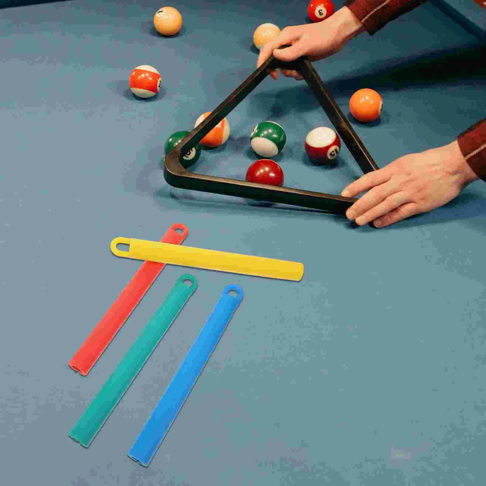 Lève-taque de billard, 4 pièces, support suspendu de piscine, cintres de rangement, outils de manteau, protecteurs, bâton de flèche