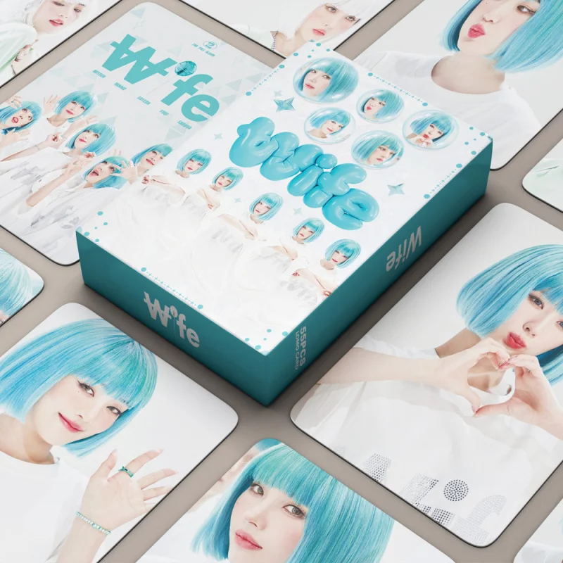 

Spot Goods 55A new model(G)I-DLELead song'Wife'SupportLOMOCard Korean girl group exquisite photo cards