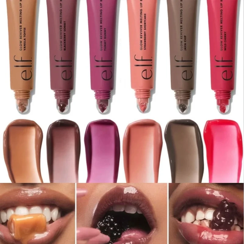 Elf Lip Balm Lip Care Sheer Tint Lip Gloss Vitamin-Infused Pillowy Soft Finish Non-Sticky Buildable Color Vegan Cosmetics
