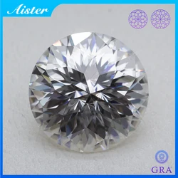 New White Empire Cut Moissanite Loose Stones 0.5-5.0ct D Color Moissanite Stone With GRA Certificate