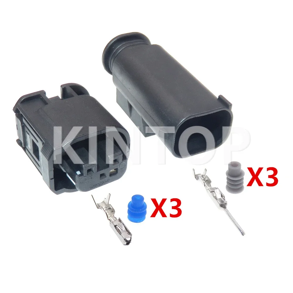 1 Set 3 Pins 1-1452049-1 Car AC Assembly Gas/Throttle Pedal Waterproof Electric Wire Socket for BMW Audi