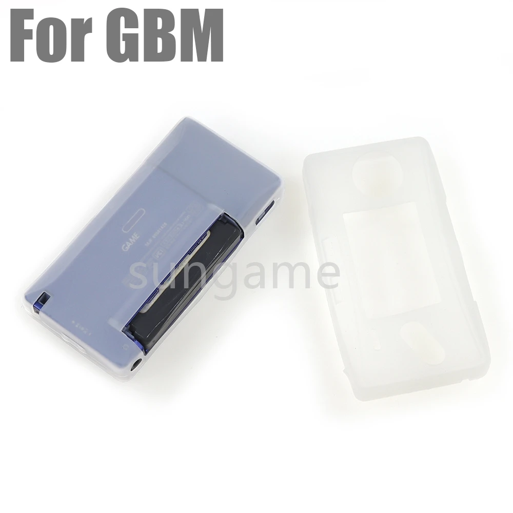 10 قطع لـ GameBoy Micro حافظة من السيليكون المضاد للخدش لغطاء حماية ناعم وشفاف GBM