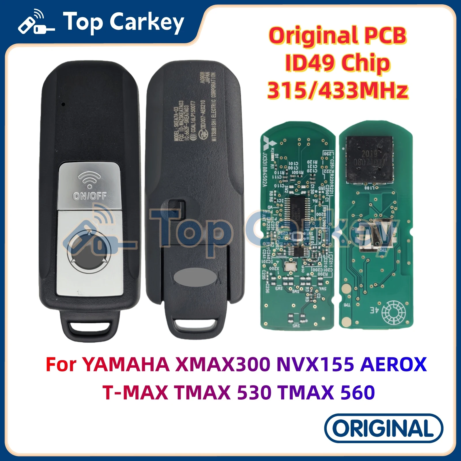 TopCarkey – coque de clé télécommande de remplacement pour camion SAAB Scania DC13 143 148 141 4X2 6X2R GRS905