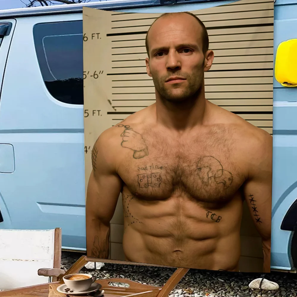 Actor J-Jason Statham flag For Living Room Home Dorm Decor Art Home Party Picnic Decor Banner