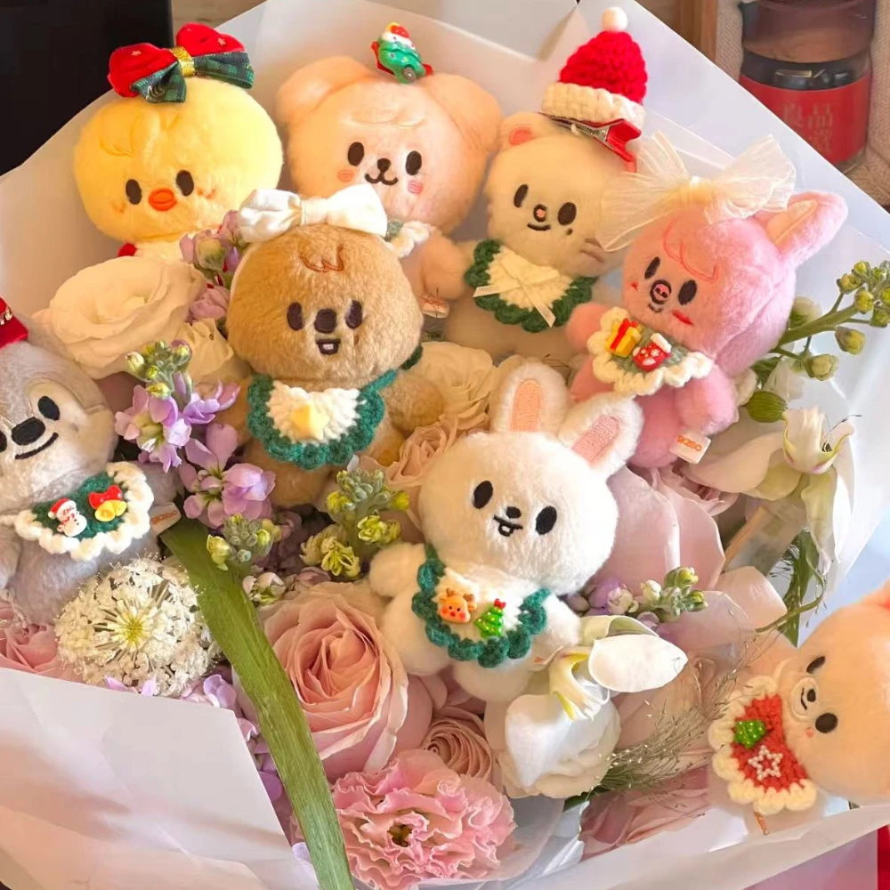 

Плюшевый брелок Kpop Stray Kids SKZOO, детская кукла Хань Чжичэн, волшебная школьная кукла с глазками-бобами и плащом, игрушка на день рождения для детей