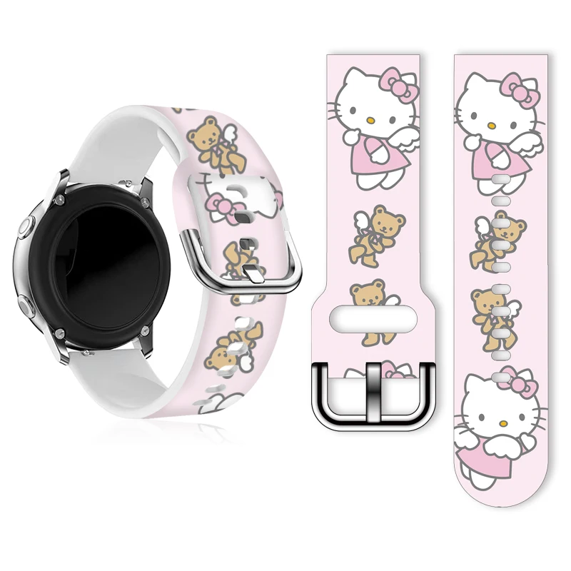 

Sanrio Hello Kitty 1 20mm Watch Strap for Samsung Galaxy 7/6/5 40mm 44mm Band Replaceable Bracelet for Amazfit Balance 5pro 45mm