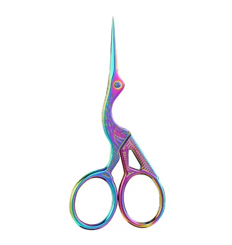 Retro Crane Scissors, Stainless Steel Pointed Tea Leaf Scissors, Thread Scissors, Embroidery Scissors, Flower Crane Scissors