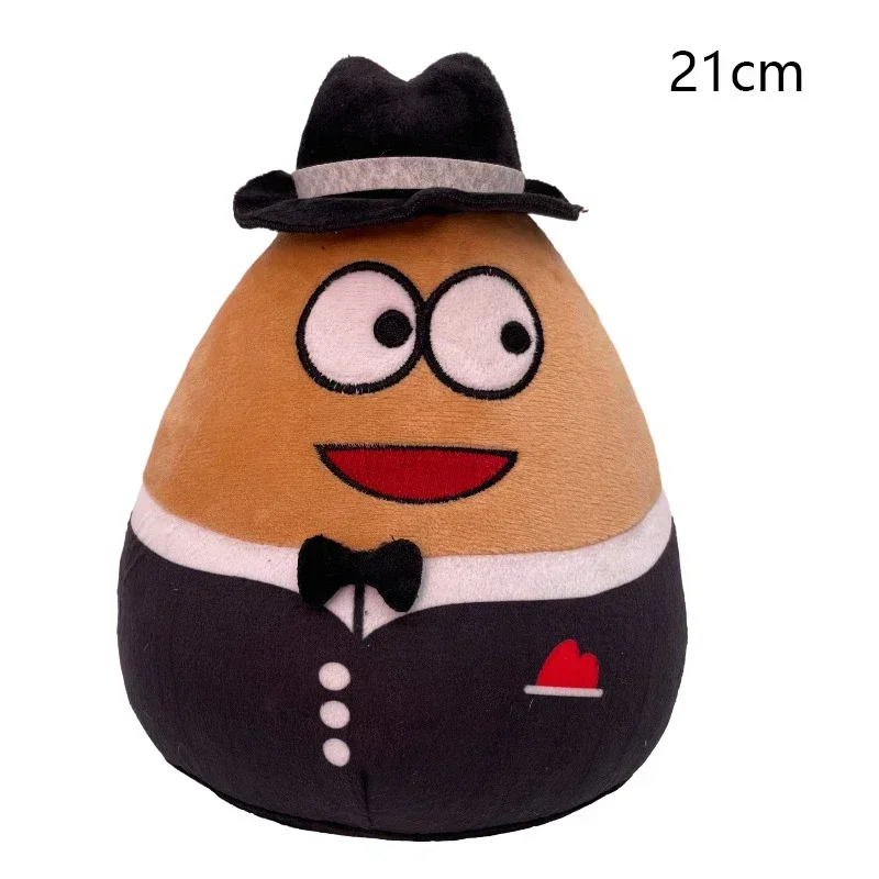 22cm Hot Game My Pet Alien Pou Plush Toy Furdiburb Emotion Alien Plushie Stuffed Animal Pou Doll Birthday Christmas Gift