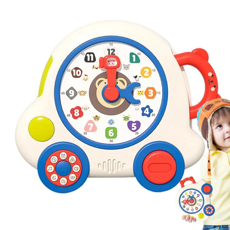 

Kids Montessori Toys fun Clock Time Learning Teaching Aids Educational Toys For Children Primary School Clever Toys