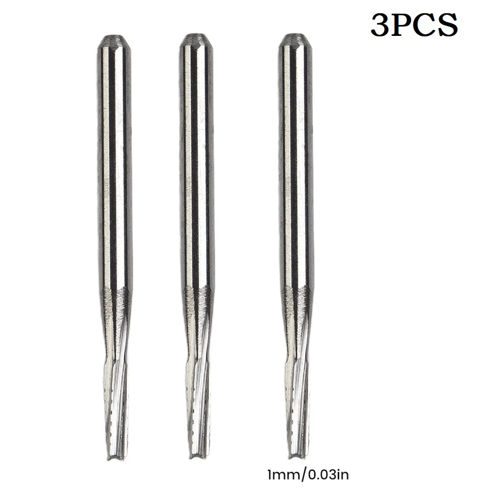 

3pcs 1mm Automobile Windshield Repair Tool DIY Car Glass Tapered Carbide Drill Bit Tools Auto Glass Repair Special Drilling Bit