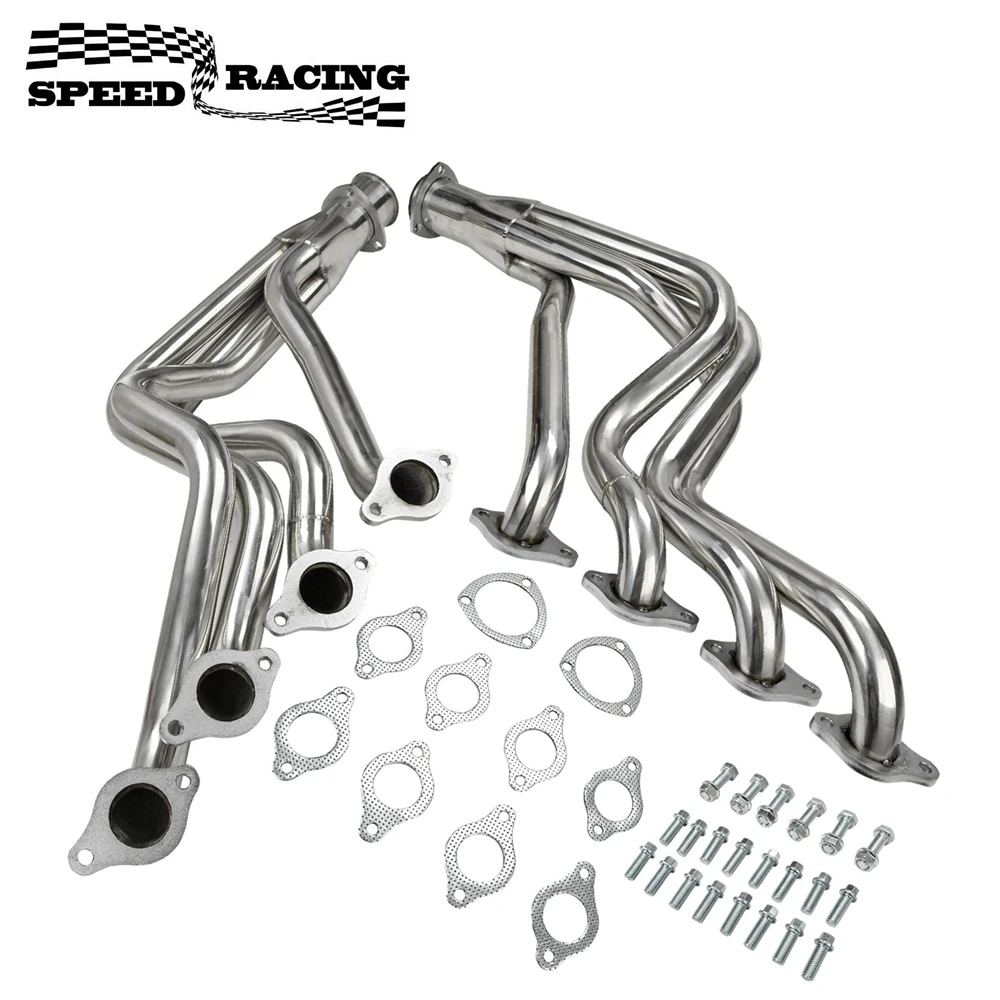 Exhaust Manifold Headers for Chevy 1968-1972 BBC 396 427 Chevelle Camaro Silver