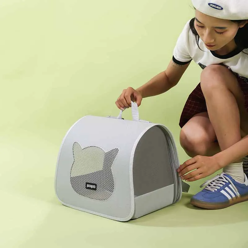 Mochila para transportar gatos y perros, doble correa, ligera - imagen 4