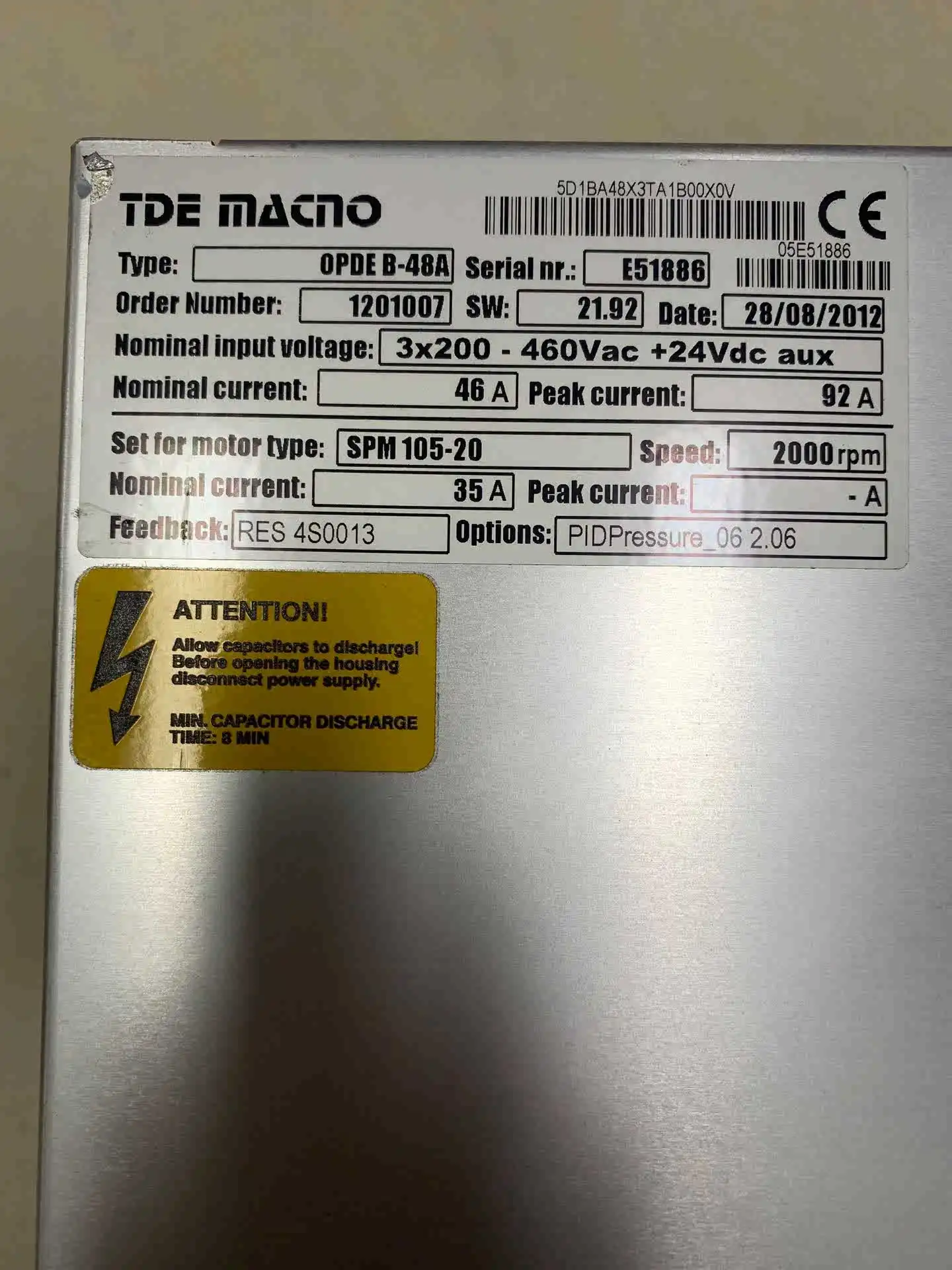 Opde B-48A Driver Voor Tde Macno