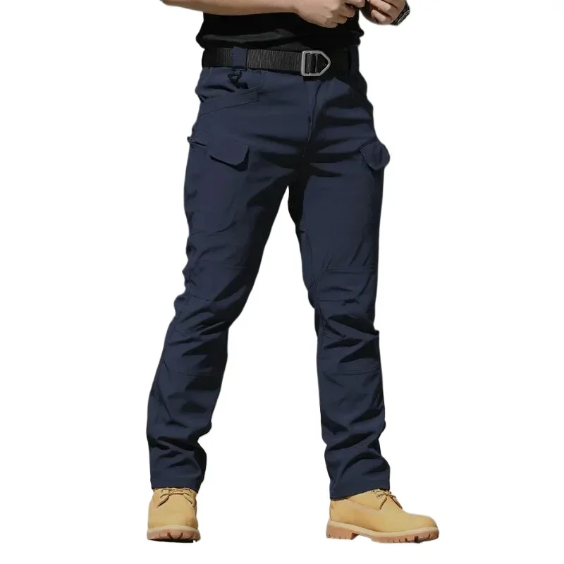 

IX7 IX8 Unique Special Forces Fans Overalls Stretch Breathable Tactical Pants Multi Pocket Front Zipper Outdoor Casual Pants