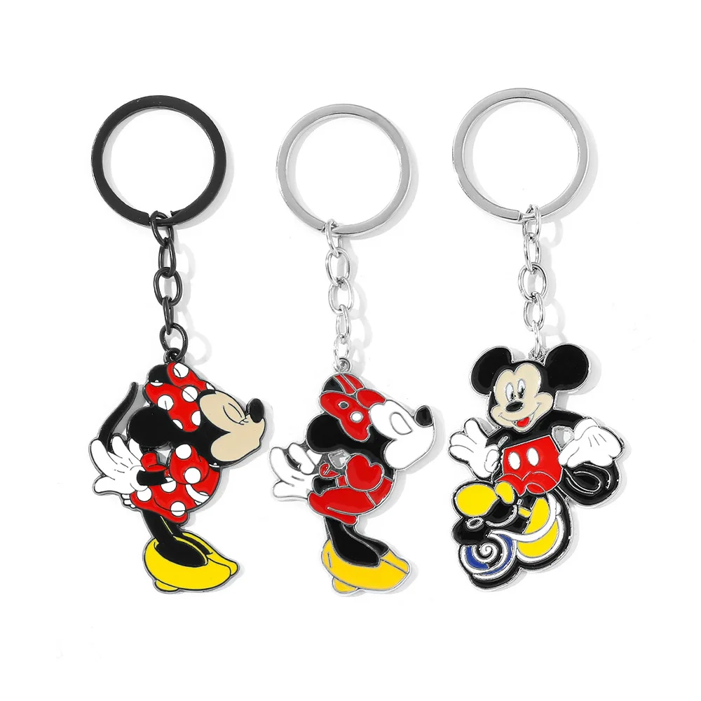 سلاسل مفاتيح ديزني ميكي وميني، وحقائب مفاتيح إبداعية كرتونية، ومعلقات زخرفية، وهدايا الحفلات، وهدايا عيد الميلاد وعيد الميلاد. #6