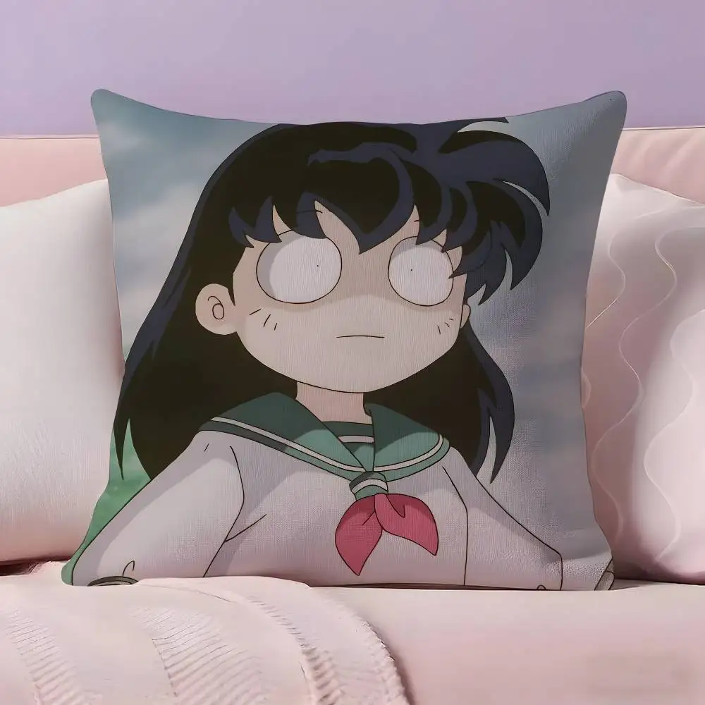 غطاء وسادة L-Lnuyasha بتصميم لطيف، غطاء وسادة فائق النعومة وصديق للبشرة، سحابة مثل الراحة وسحاب مخفي