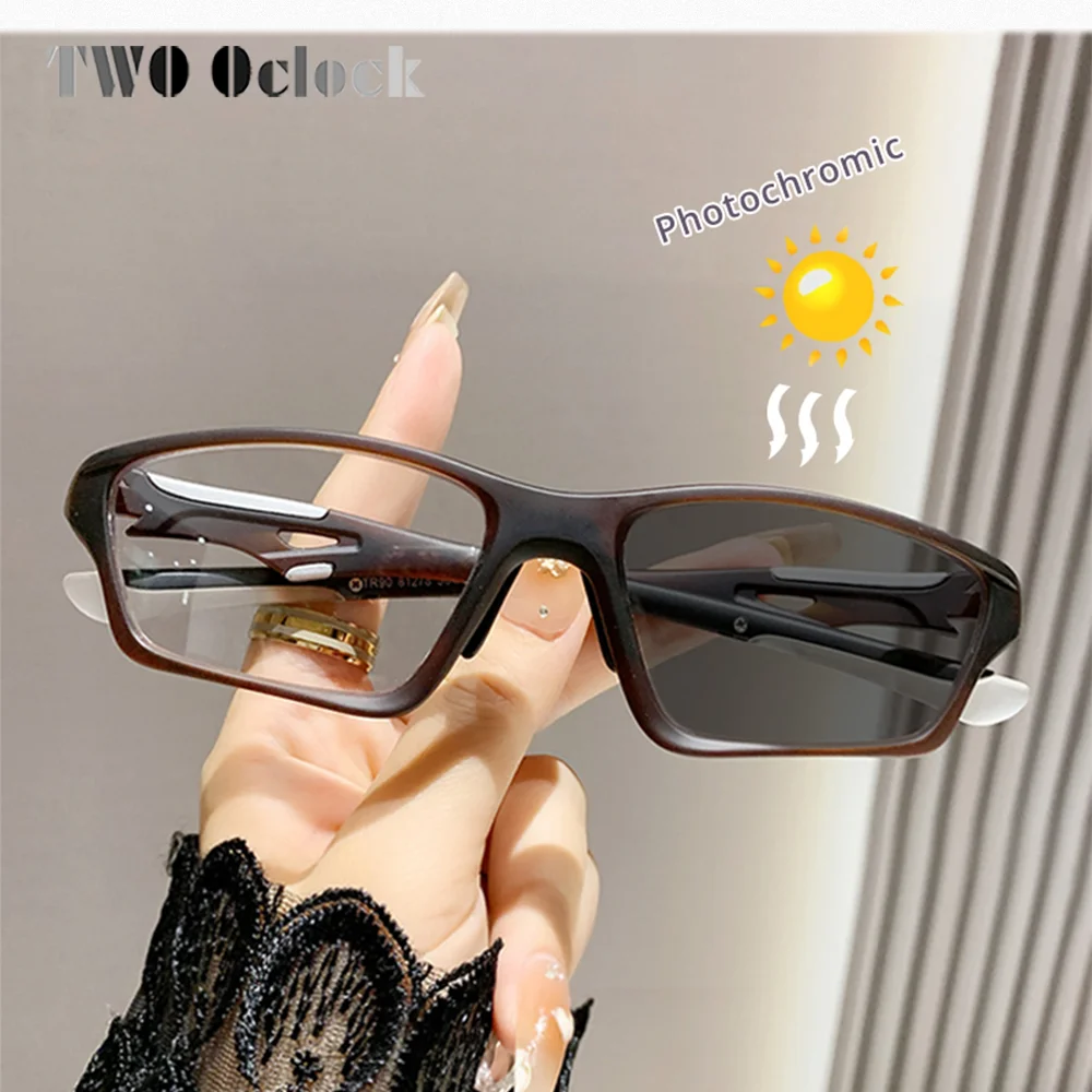 TR90 نظارات رياضية للرجال والنساء وصفة طبية عدسة قصر النظر اللونية لركوب الدراجات نظارات سوداء للدراجة نظارات شمسية للقيادة