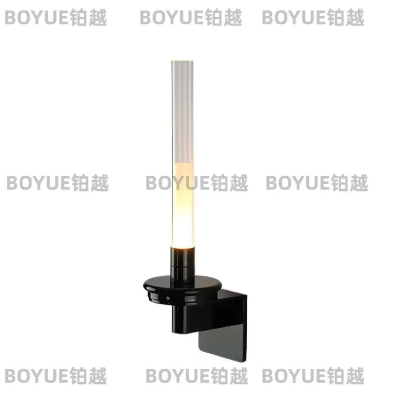 Minimalist Retro Santa Candlestick Wall Lamp for Villa Hallway Aisle Bedroom Bedside Decorative Lighting Fixture Modern Style