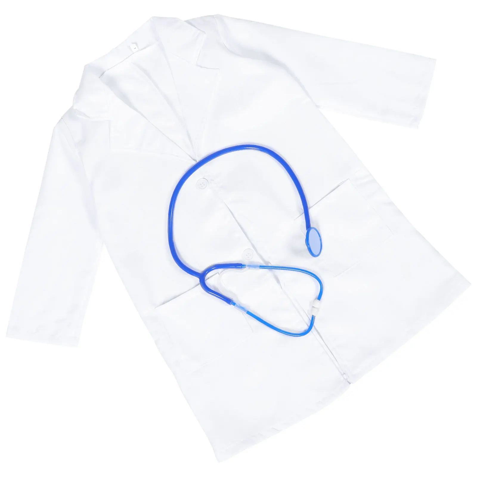 

1Set Kids Doctor Coat Costume Set Comfortable Breathable Material Suitable Party Cosplay Performance Role Play