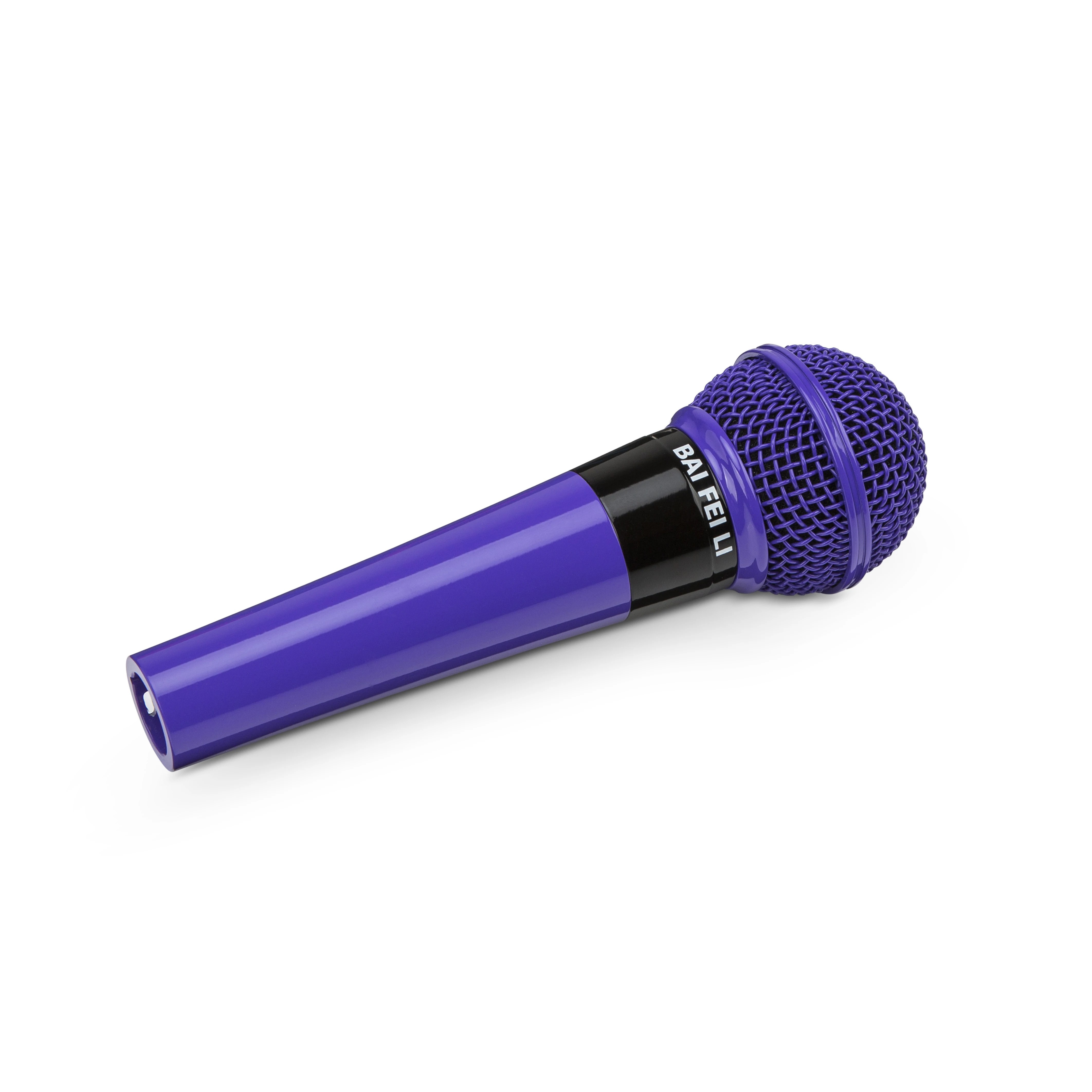 BAIFEILI D3000 Cardioid Dynamic Microphone for Stage Singing Professional Wired Microphone for Karaoke Recording Vocal (Purple)