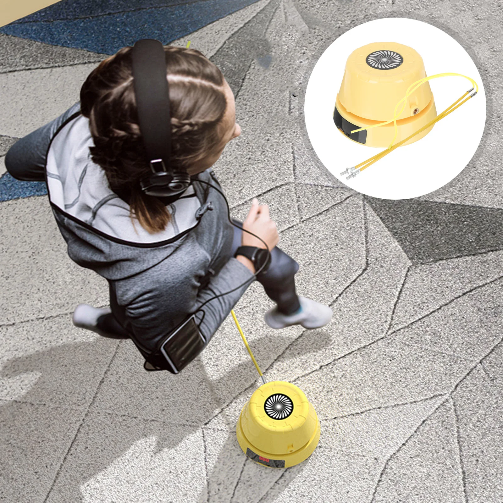 

1Set Electronic Automatic Jump Rope Machine Remote Control Speed Adjustable Cordless Indoor Outdoor Skipping Rope for