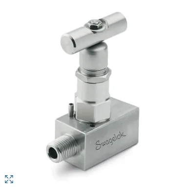 SS-4GUM4-F4 High Temperature and High Pressure Needle Valve 1/4in. External Thread Internal Thread 0.20in5.0mm