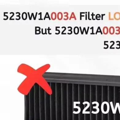 For Microwave Filter 5230W1A003C Activated Carbon Charcoal Replacement for LMV1650ST LMV2031SB Absorbing Filter