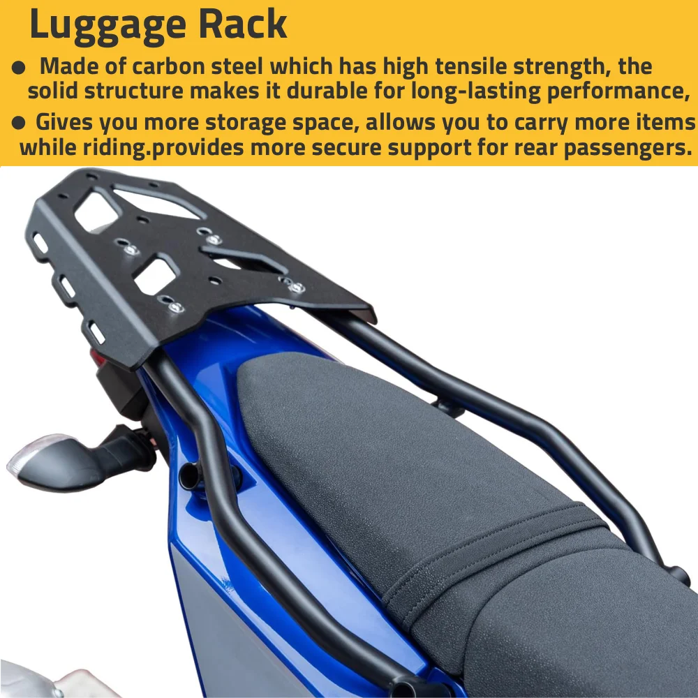 For Yamaha Tenere700 2019-2025 - đánh giá và giá Motorcycle Luggage Rack Rear Carrier Steel