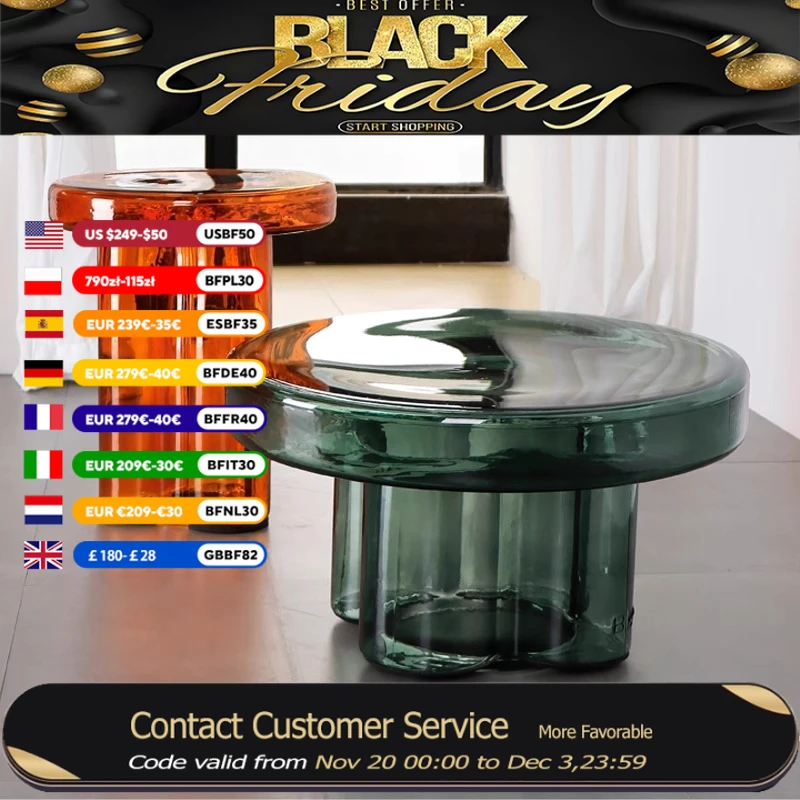 

Современный светлый роскошный стеклянный журнальный столик, креативная форма лепестка, комбинированные журнальные столики для гостиной, современная креативная мебель