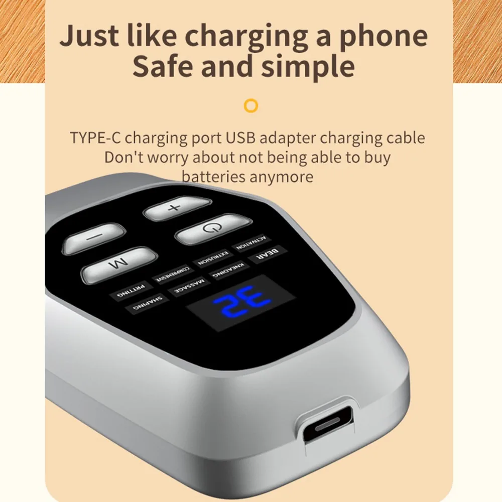 

Electric EMS Foot Massager Pad with Remote Control Foldable Foot Circulation Massager Relaxation Tool 8-Mode