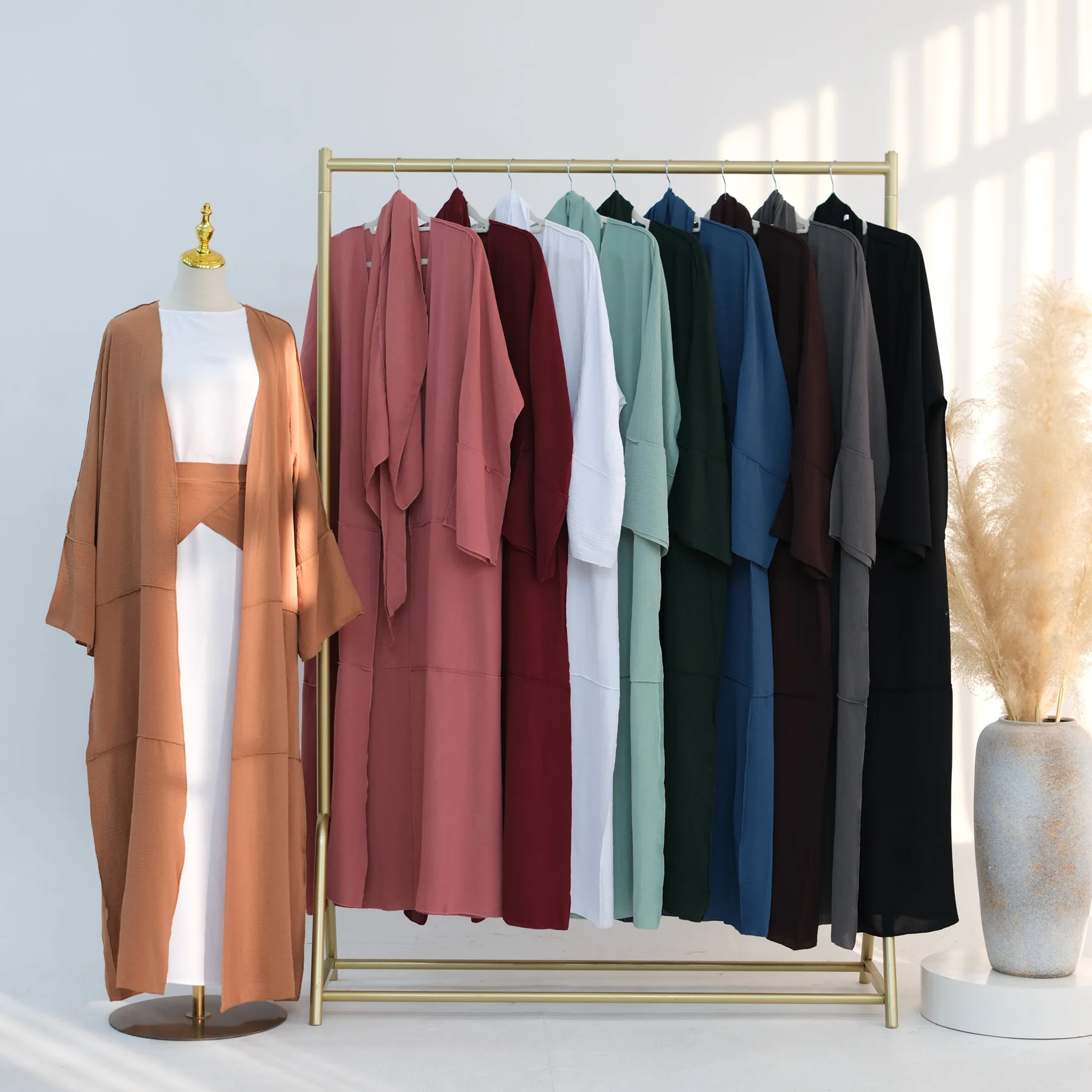 

Женское платье для Ид, открытая абайя, мусульманская джалабия, исламское платье для Рамадана, Дубай, кардиган, арабское длинное платье, марокканский кафтан 2026