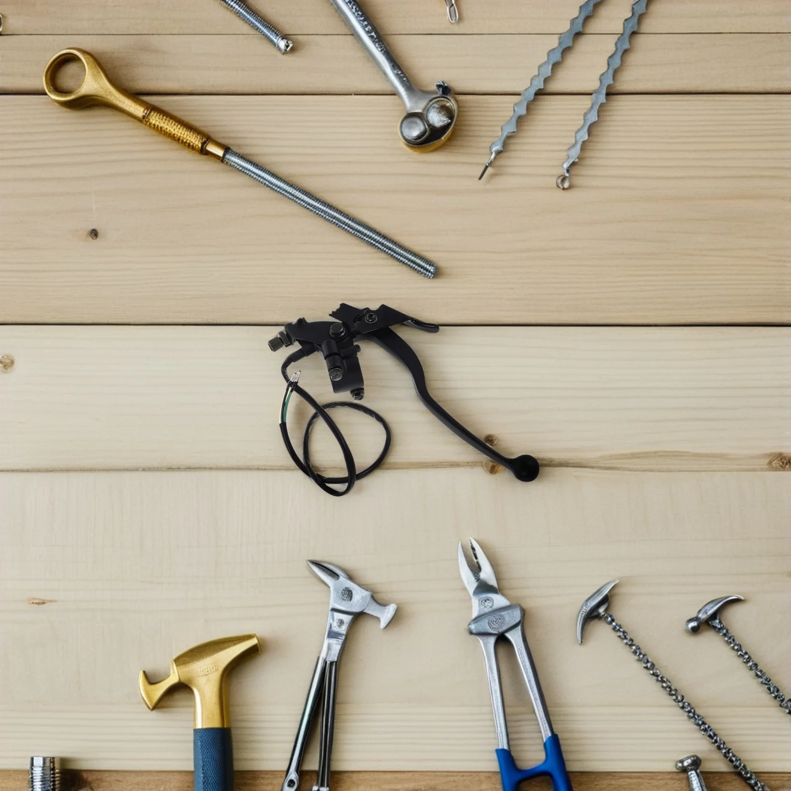 مقبض رافعة الفرامل اليمنى Atv تصميم مريح متين لاستبدال وظيفة فرامل ركن الدراجات النارية ذات العجلات الأربع #3