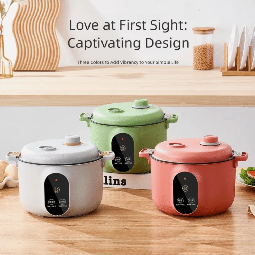 سهلة 20 سنتيمتر قدر الضغط الصغير 2 لتر غير عصا جهاز طهي الأرز مكافحة تجاوز التدفئة السريعة الضغط وعاء الطبخ طالب عنبر