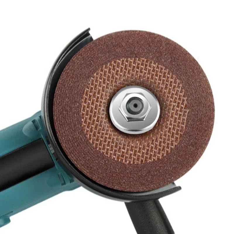 Angle Grinder Nuts Hex Nut Set Tools M10 Stainless  For 100 Type Angle Grinder Chuck Locking Plate Quick Clamp Power Tools